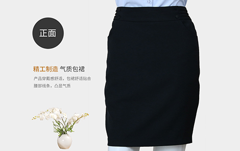 惠州黑色包裙黑色女西服套装工作服长衫衬衫及束口布袋产品支持定制